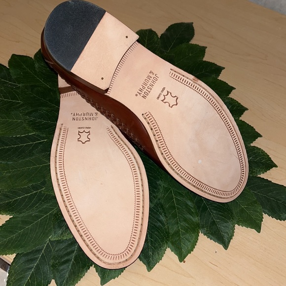 NWOT Johnston & Murphy woven leather shoes - Picture 3 of 6